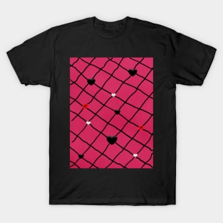 Pink Hearts T-Shirt